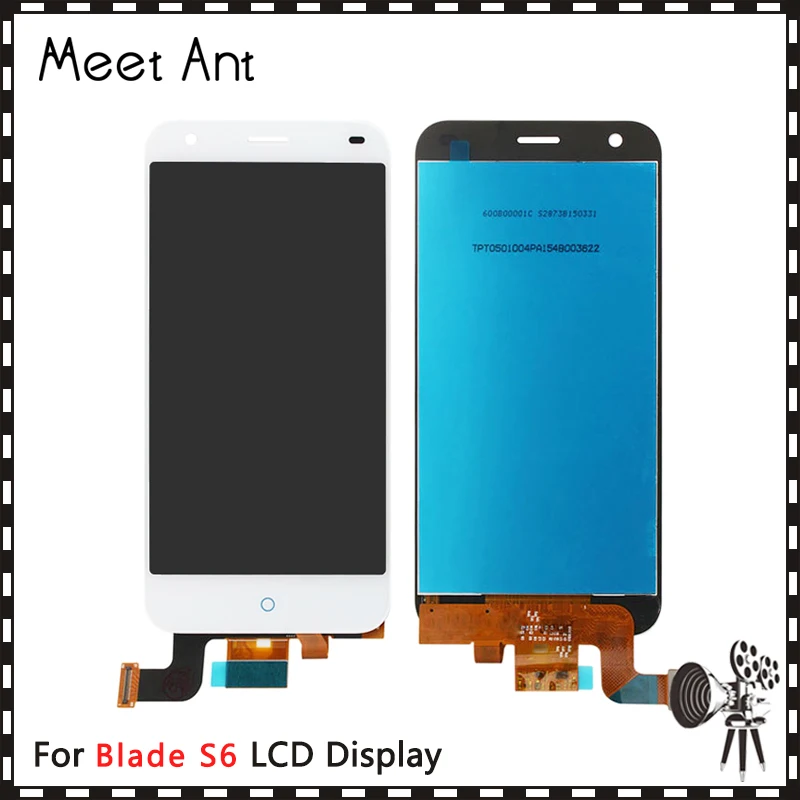 

10pcs/lot High Quality 5.0'' For ZTE Blade S6 LCD Display Screen With Touch Screen Digitizer Assembly
