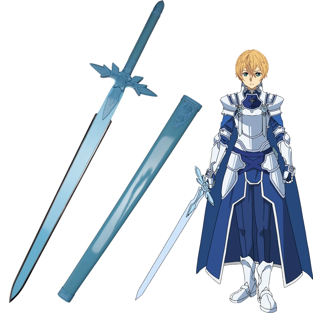 Меч искусство онлайн SAO Eugeo голубая роза Косплей меч японская игра Аниме Katana