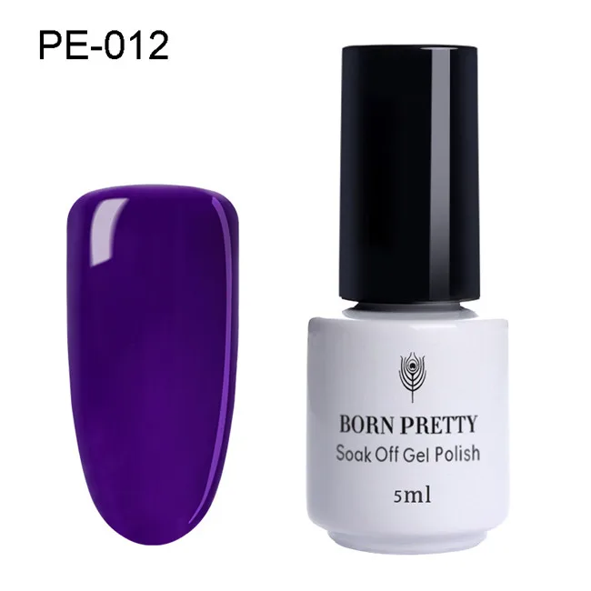 12 1 бутылка 5 мл BORN PRETTY Soak Off лак для ногтей УФ-гель Фиолетовый Серия гель для ногтей матовый Хамелеон Фиолетовый Гель-лак для нейл-арта - Цвет: 12