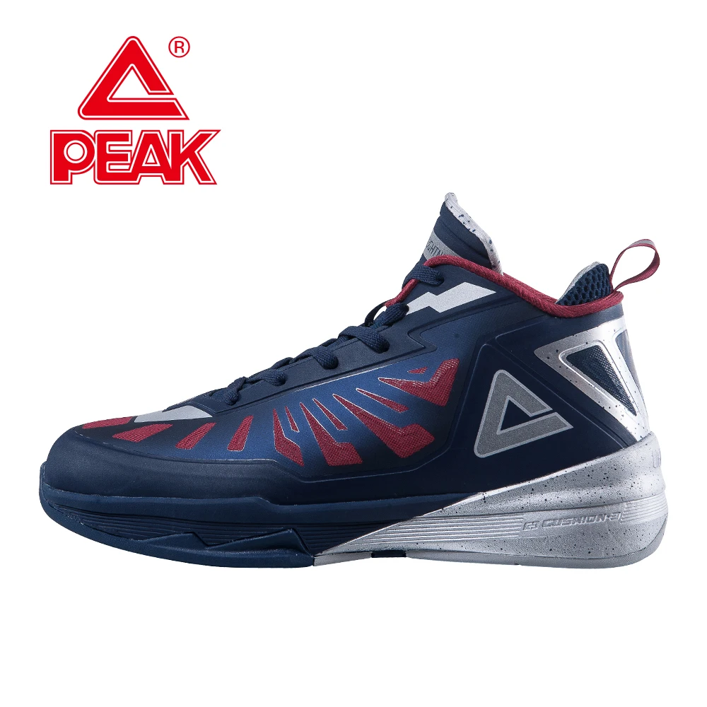 PEAK Подлинные Ботинки Баскетбола Новый Издание Обувь мужская Красный Черный