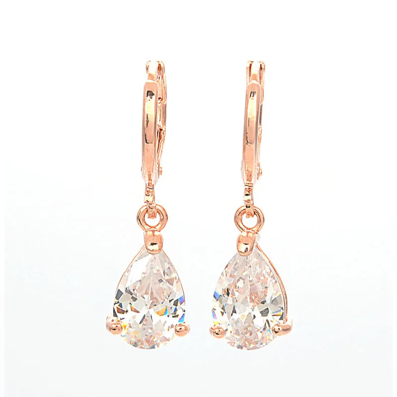 Новое поступление Модные женские вечерние серьги с покрытием золотого цвета