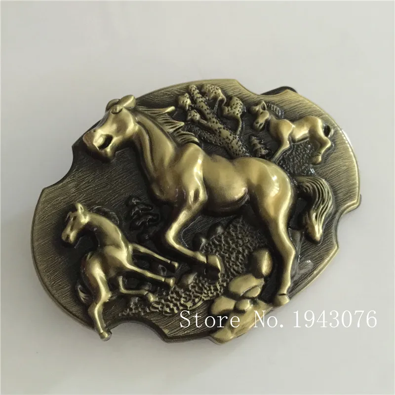 Retail 2016 New Style Vintage Bronze cool Horse RODEO Metal Belt Buckles Fit 4cm Wide fashion luxury Jeans accessories | Дом и сад