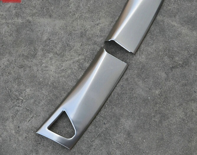 Для Jeep Compass 2011-2015 нержавеющая Серебряная Задняя Крышка багажника внутренняя