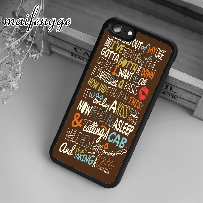 Чехол maifengge с мотивами рок-группы для iPhone 5 6 s 7 8 plus 11 12 Pro X XR XS Max Samsung Galaxy S6 S7 edge S8 S9 |
