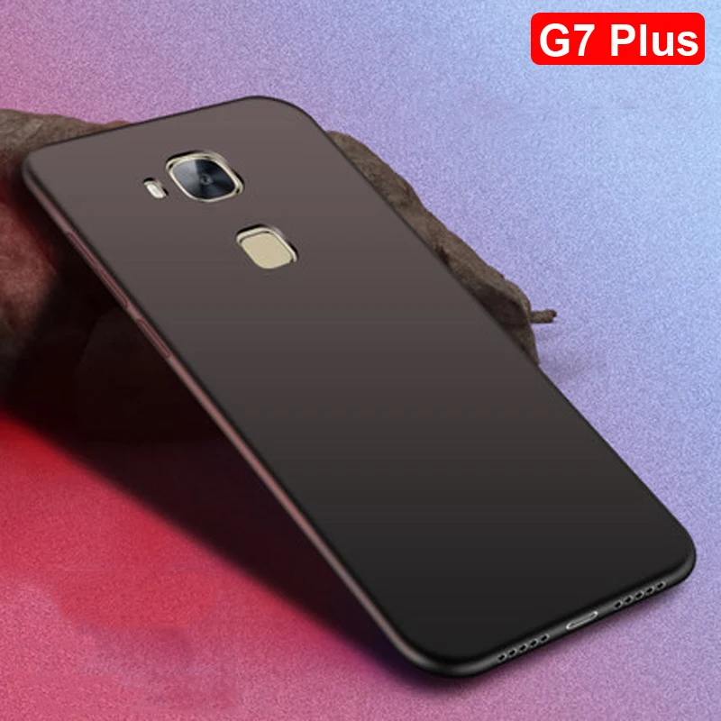 Чехол для Huawei G7 Plus силиконовый мягкий ТПУ противоударный чехол G 7 G7Plus матовый