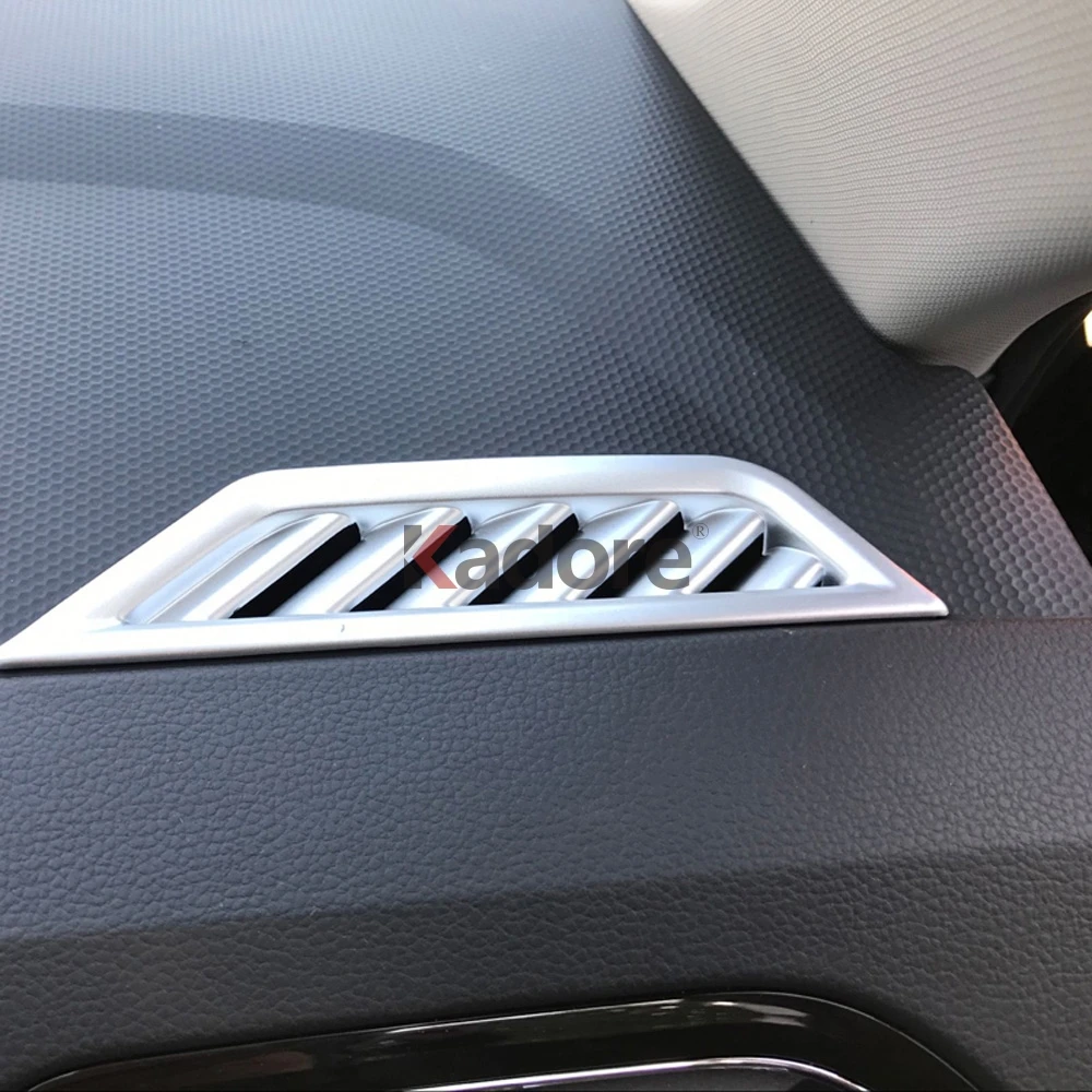 Для Volkswagen Tiguan ABS матовая крышка для кондиционера, отделка внутренних вентиляционных отверстий, аксессуары для салона автомобиля