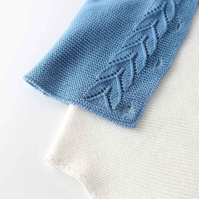 Одежда для маленьких девочек Осенний трикотажный комбинезон новорожденных