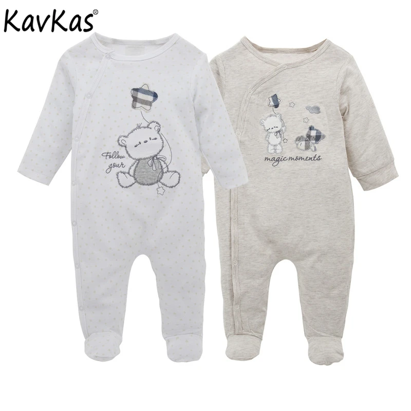 Kavkas/2 шт./компл. Детские комбинезоны Весенняя одежда для маленьких мальчиков