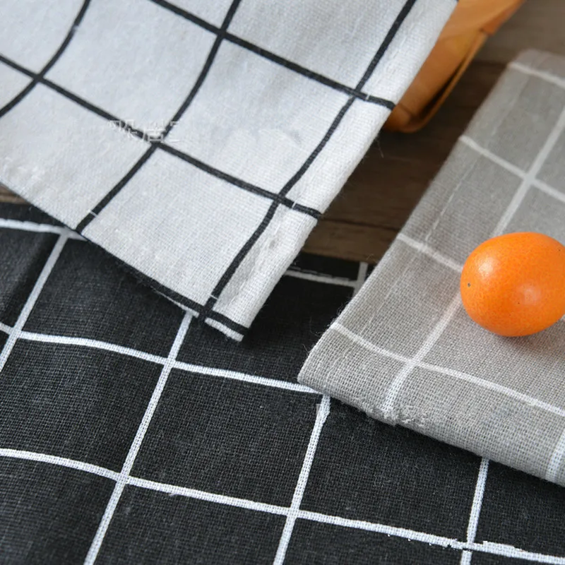 Винтажная сетчатая хлопковая скатерть, салфетки, коврик для стола, льняная скатерть, столовые приборы, подставки BBB0050