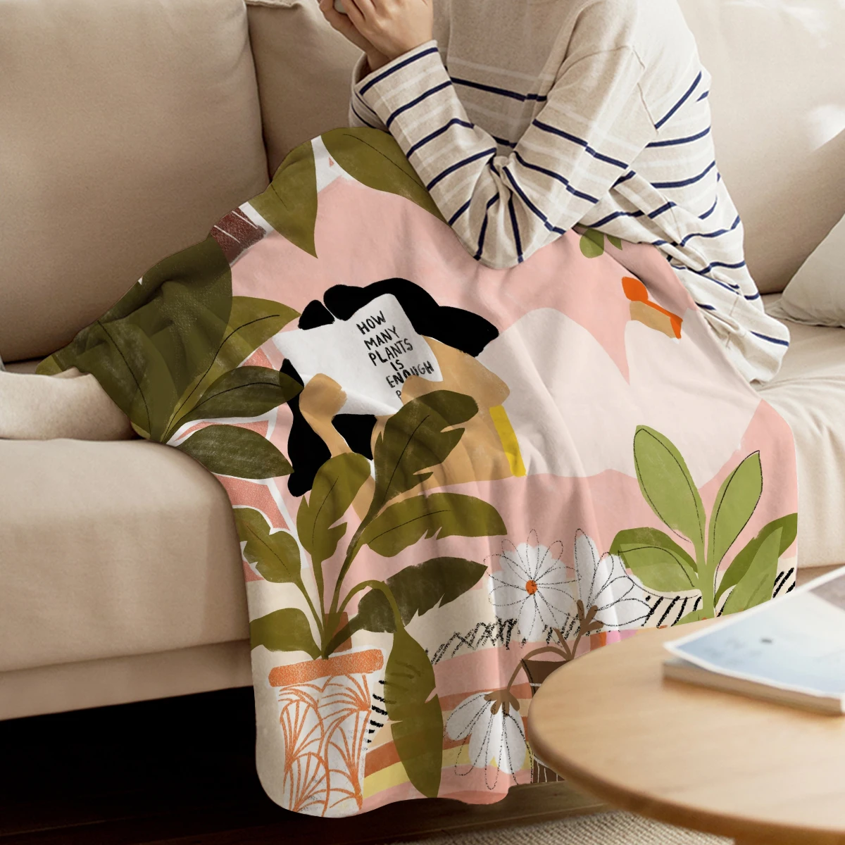 

Плед WARMTOUR, на сколько растений хватит, плед из микрофибры для кровати, домашний декор