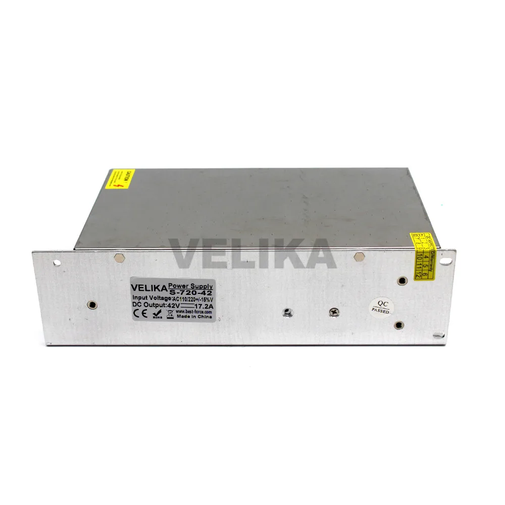 Одиночный выход импульсный источник питания 720W DC42V 17.2A Трансформатор 110V 220V AC к DC
