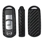 Силиконовый чехол для ключа из углеродного волокна с рисунком для Mazda 2 3 5 6 8