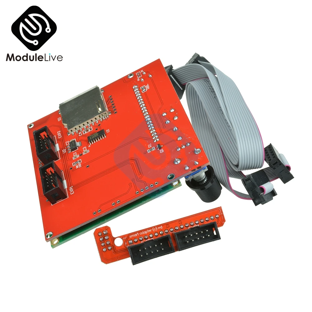 Умные запчасти RAMPS 1 4 lcd 12864 128*64 панель контроллера дисплей монитор материнская