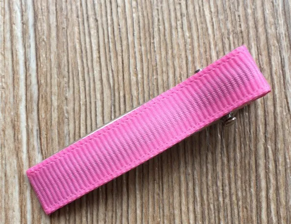 Двойной зубчатый зажим для волос из атласа аксессуары DIY 50 мм|diy hair accessories|hair
