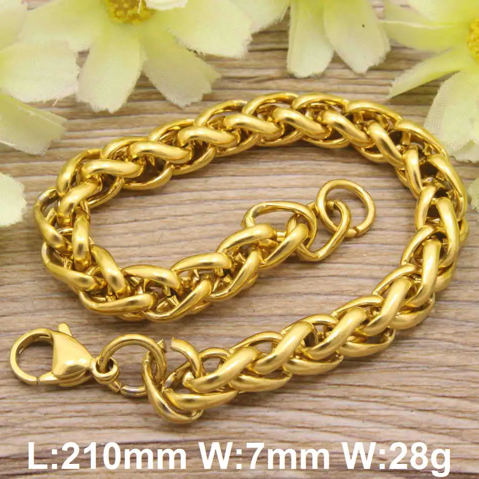 Популярные модные ювелирные браслеты серебристого и золотого цвета для женщин