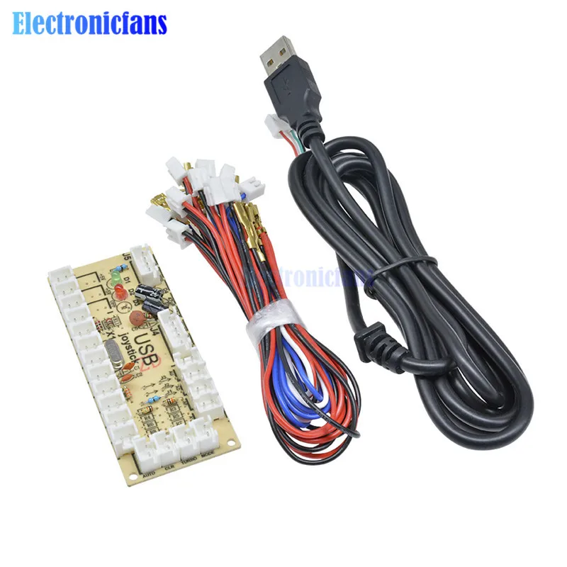 Нулевая задержка USB энкодер на джойстик для ПК и кнопки Боевая палка модуль