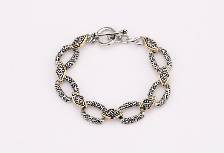 Uny Jewelry Стиль Старинной уникальной модные Для женщин сплав Браслеты родий 2 тона позолоченные украшения