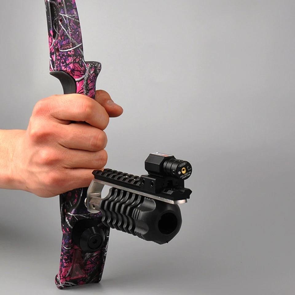 Блочный Рекурсивный лук лазерный прицел для лука фонарик с кольцом прицела 25 4