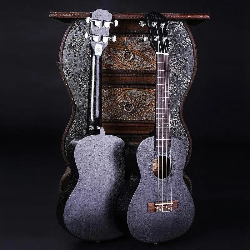 Mcool Diduo Сопрано Гавайская гитара черный 21 дюймов 4 струны Ukelele дешевые Гавайские