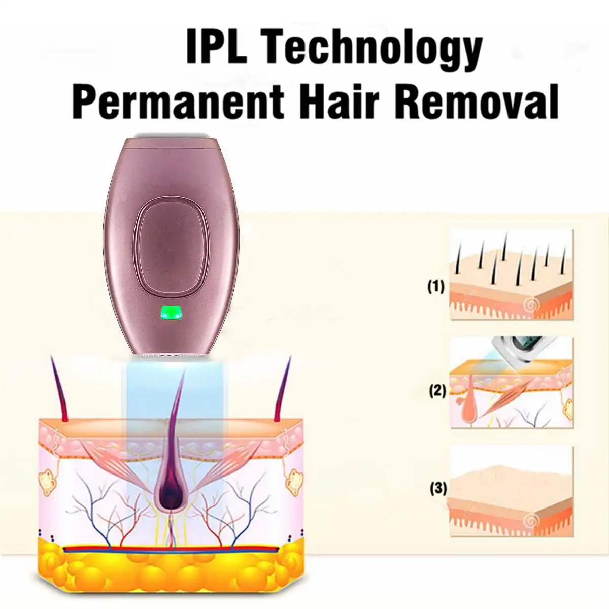 IPL эпилятор лазерный эпилятор фото женщин удаление волос на лице тела эпилятор лазерный threading машина ногу депилятор