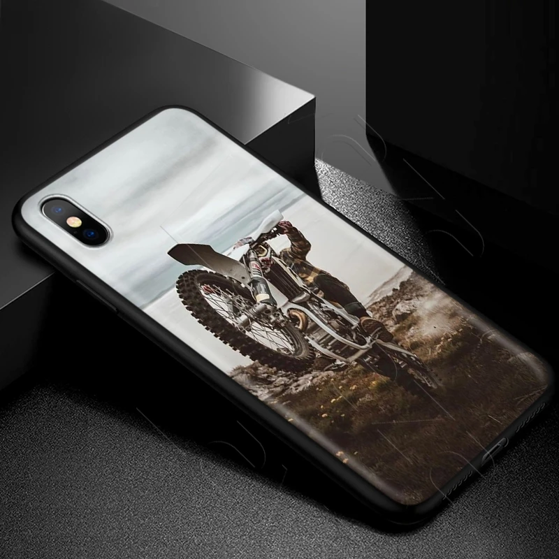 Чехол Lavaza Moto Cross для iPhone 11 Pro XS Max XR X 8 7 6 6S Plus 5 5S se