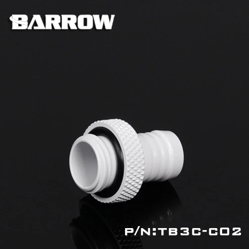 Barrow черная Латунь G1/4 ''резьба 3/8 ручная затяжка пагода Тип коннектора для 9 5 мм