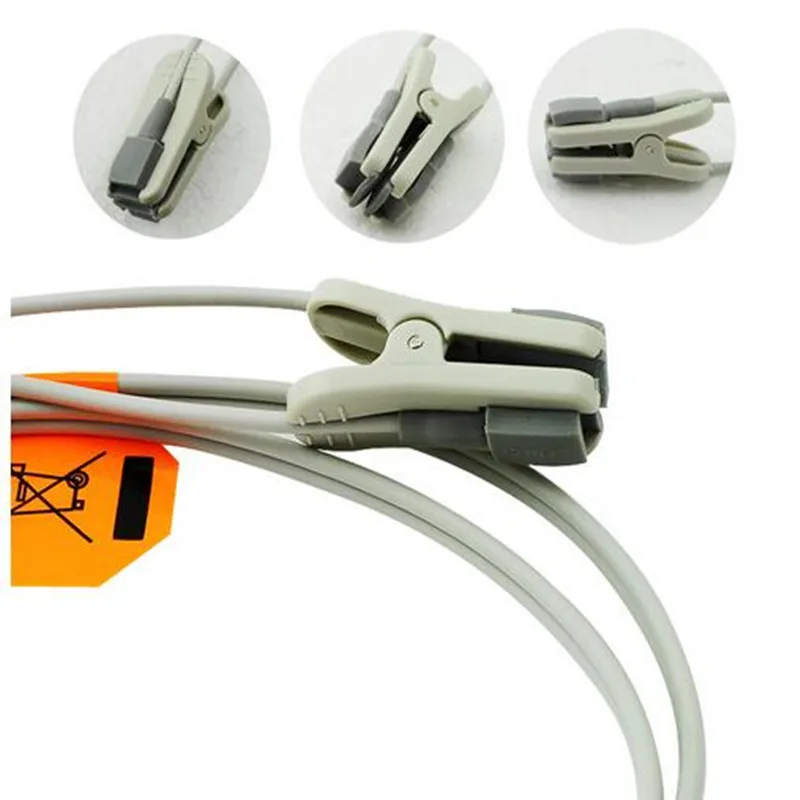 Совместим с Nellcor DB9 Pin Oximax Tech Animal/ветеринарный Датчик Spo2 EarClip Фотодатчик датчик