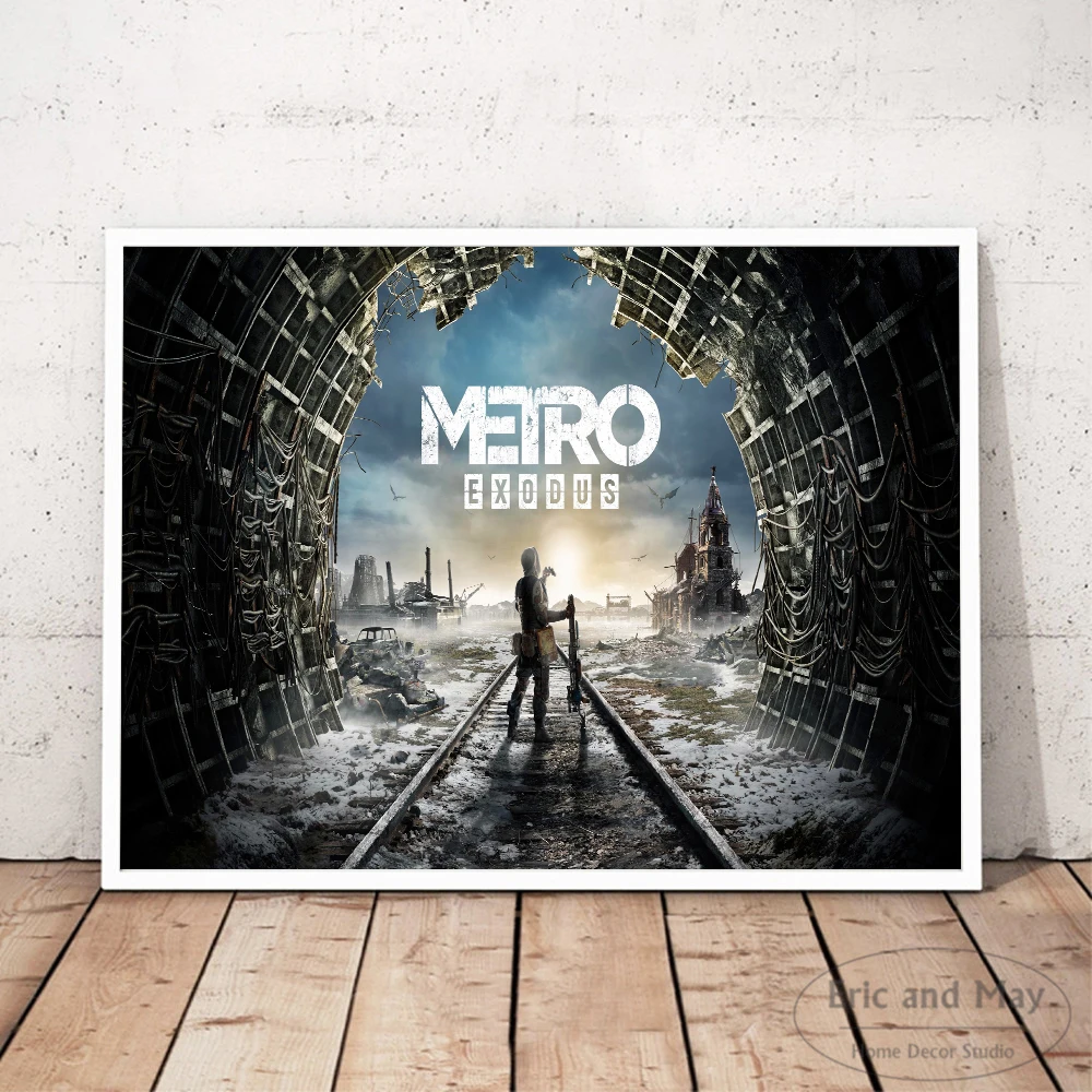 Metro Exodus видео игра Картина на холсте стены Искусство скандинавские украшения дома современный плакат для гостиной печать фотографии