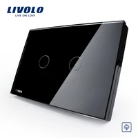 livolo touch switchvl c302d 82 crystal glass panel usau standard dimmer control touch wall light switchhome automation
