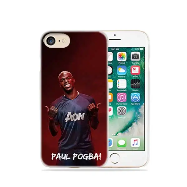 015 PlusFootball изображение Paul Pogba модный прозрачный чехол для iPhone Си р XS Max XR X 4S 5S SE 6 6s 7 8 Plus - Цвет: 015
