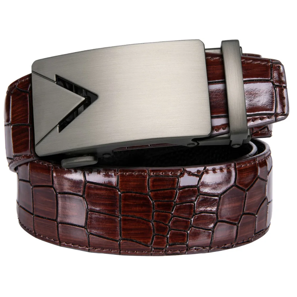 Мужской ремень из натуральной кожи с металлической пряжкой|Мужские ремни| |