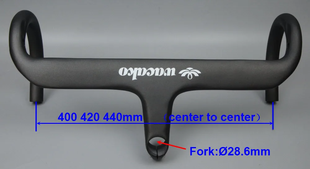 Wacako полностью интегрированный руль из углеродного волокна для шоссейного