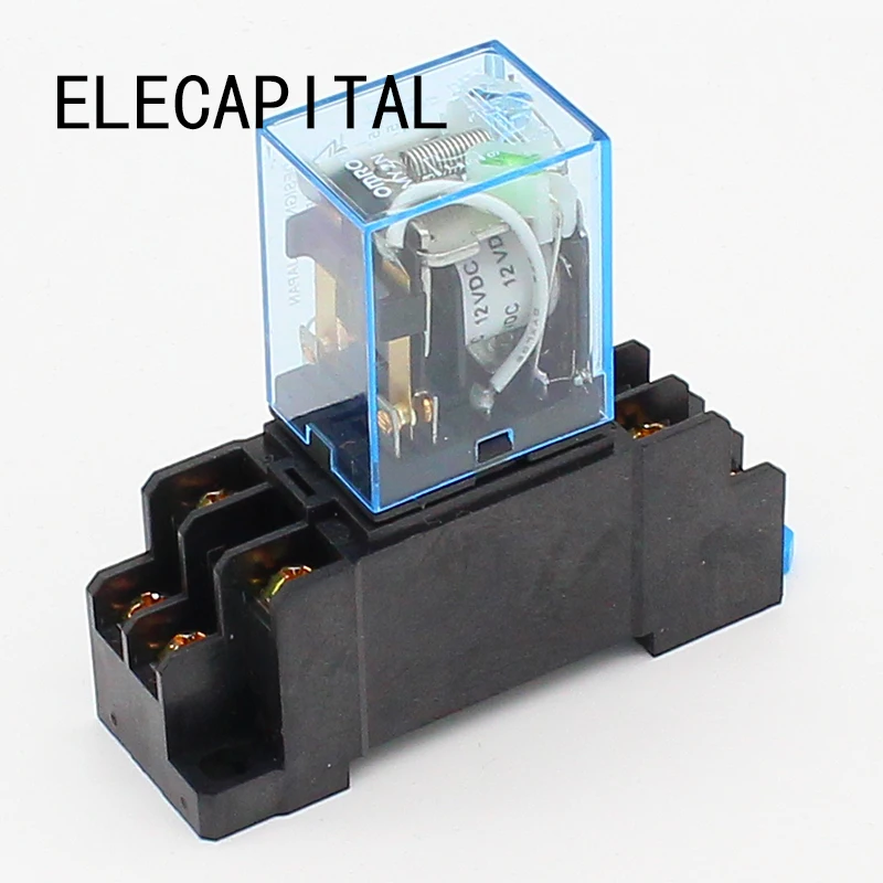 Реле MY2P HH52P MY2NJ 12VDC 24VDC 110VAC 220VAC катушка высокого качества Универсальный DPDT микро
