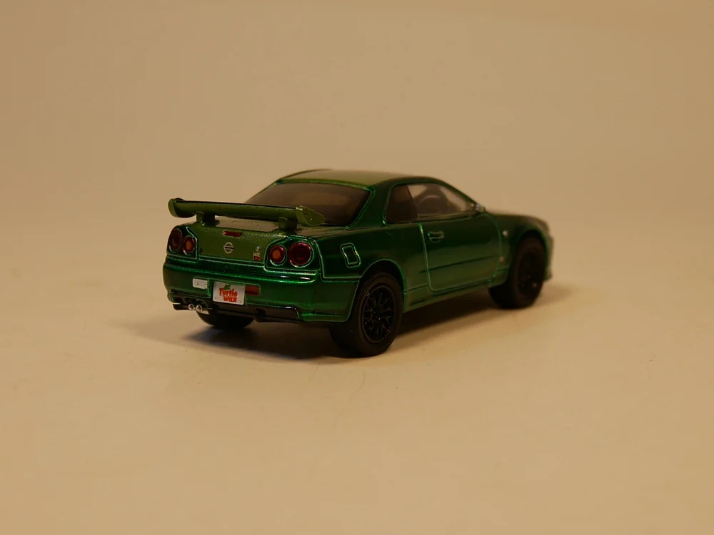 Greenlight 1: 64 2000 Nissan Skyline GT R (BNR34) литой модельный автомобиль| |