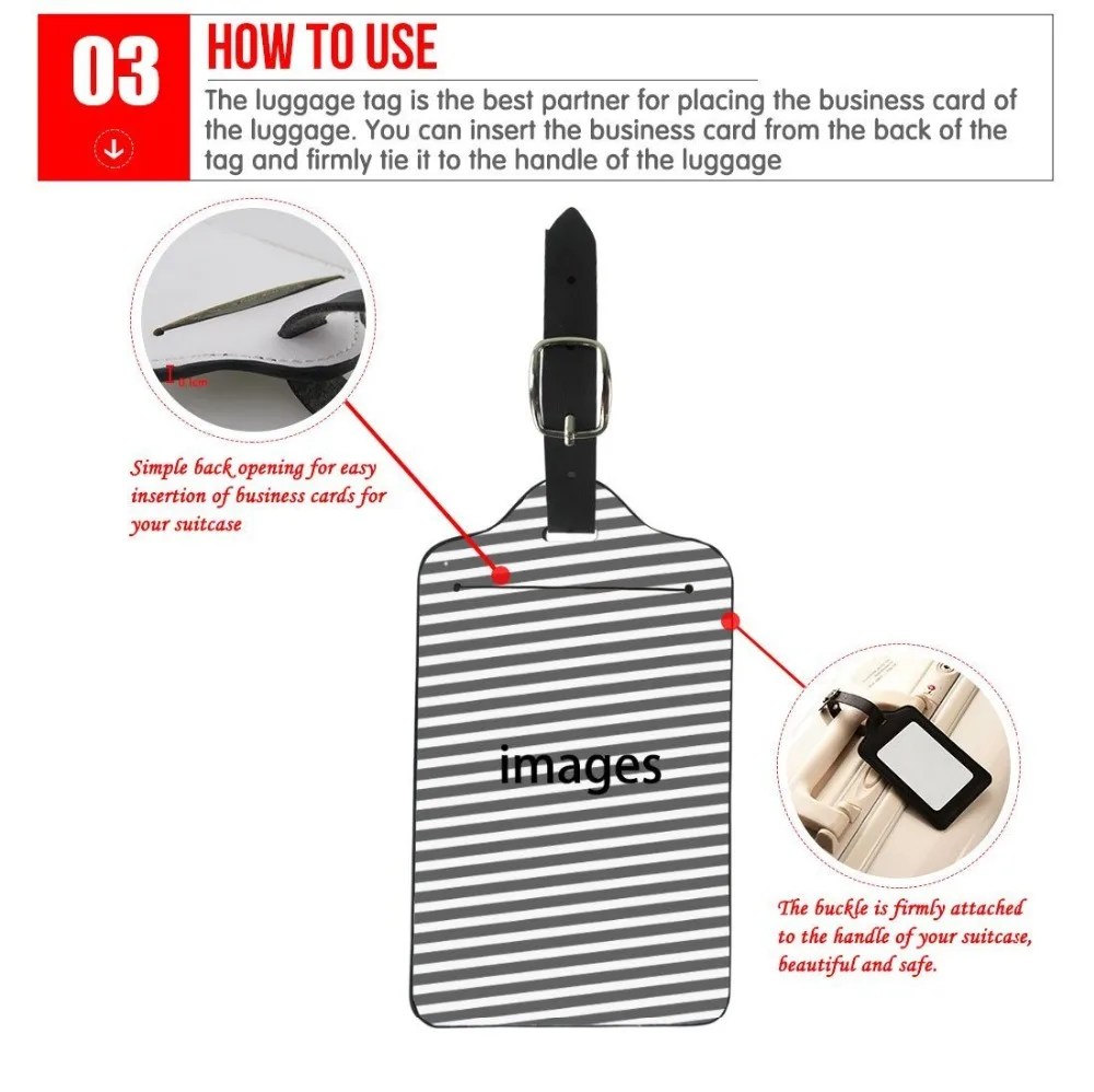 

Twoheartsgirl Cute Cat Print Luggage Tag Funny Suitcase ID Address Holder Kawaii Baggage Boarding Tag Label Travel Accessories