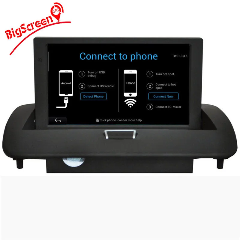 1024*600 Android6.0 ram 2GB Автомобильный без dvd-плеера gps Navi для Volvo C30 C40 C70 S40 S60 V50 2008-2012 Recoder Nav блок зеркальное соединение