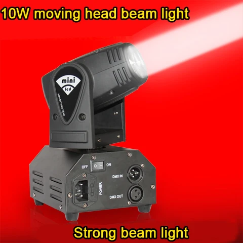 

10W 4in1 RGBW Led Party Light DJ Lighting Beam Moving Head Light