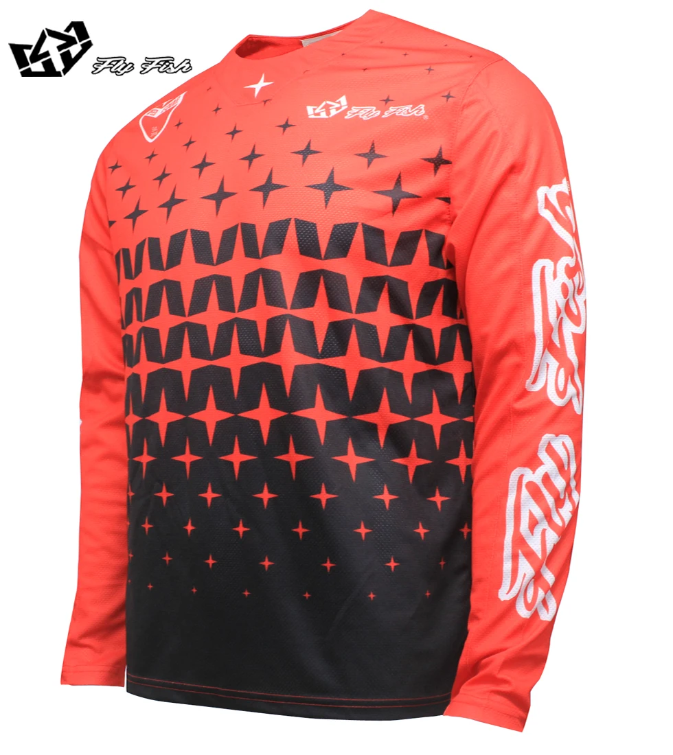2018 FLY FISH RACING SE AIR jerseys MEGABURST Майки для велоспорта moto cross sombra dos homens bike martin mtb mx |
