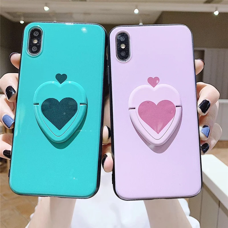 GlamPhoneCase Love Bracket Phone Case For iPhone X XS Max XR / 7 8 6 6s Plus |