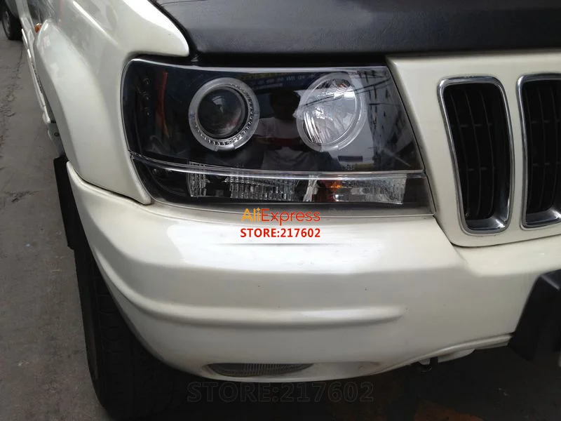 Бренд SONAR для Grand Cherokee фары проектора в сборе подходят 1999 2004 лет глаз ангела
