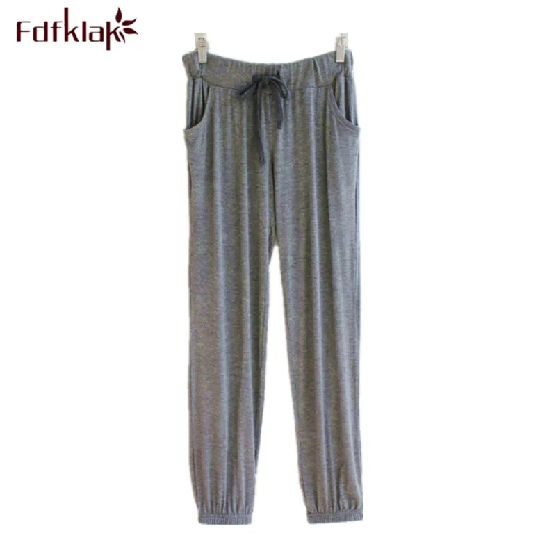 Large size modal cotton home pant comfortable sleepwear pajama pants lounge wear 2023 new long pant sleeping pyjama trousers