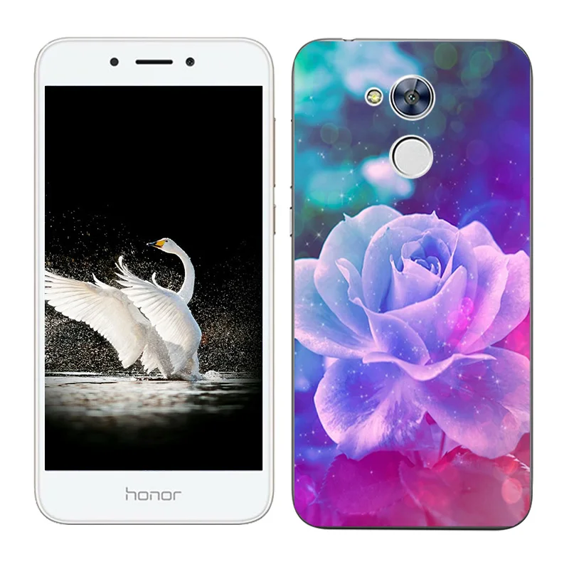 Модный мягкий чехол из ТПУ для Huawei Honor 6A силиконовый с рисунком бобы сумка |