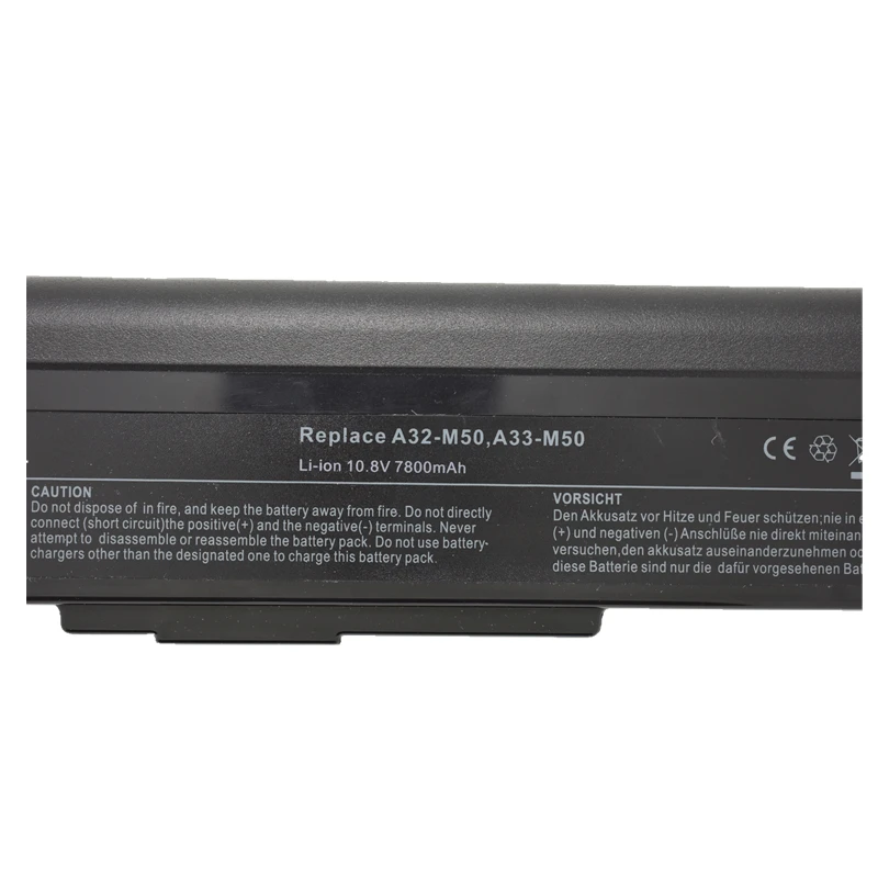HSW 7800MAH Laptop Battery for Asus N53 A32 M50 M50s N53S N53SV A32-M50 A33-M50 L062066 L072051 L0790C6 15G10N373800 | Компьютеры и