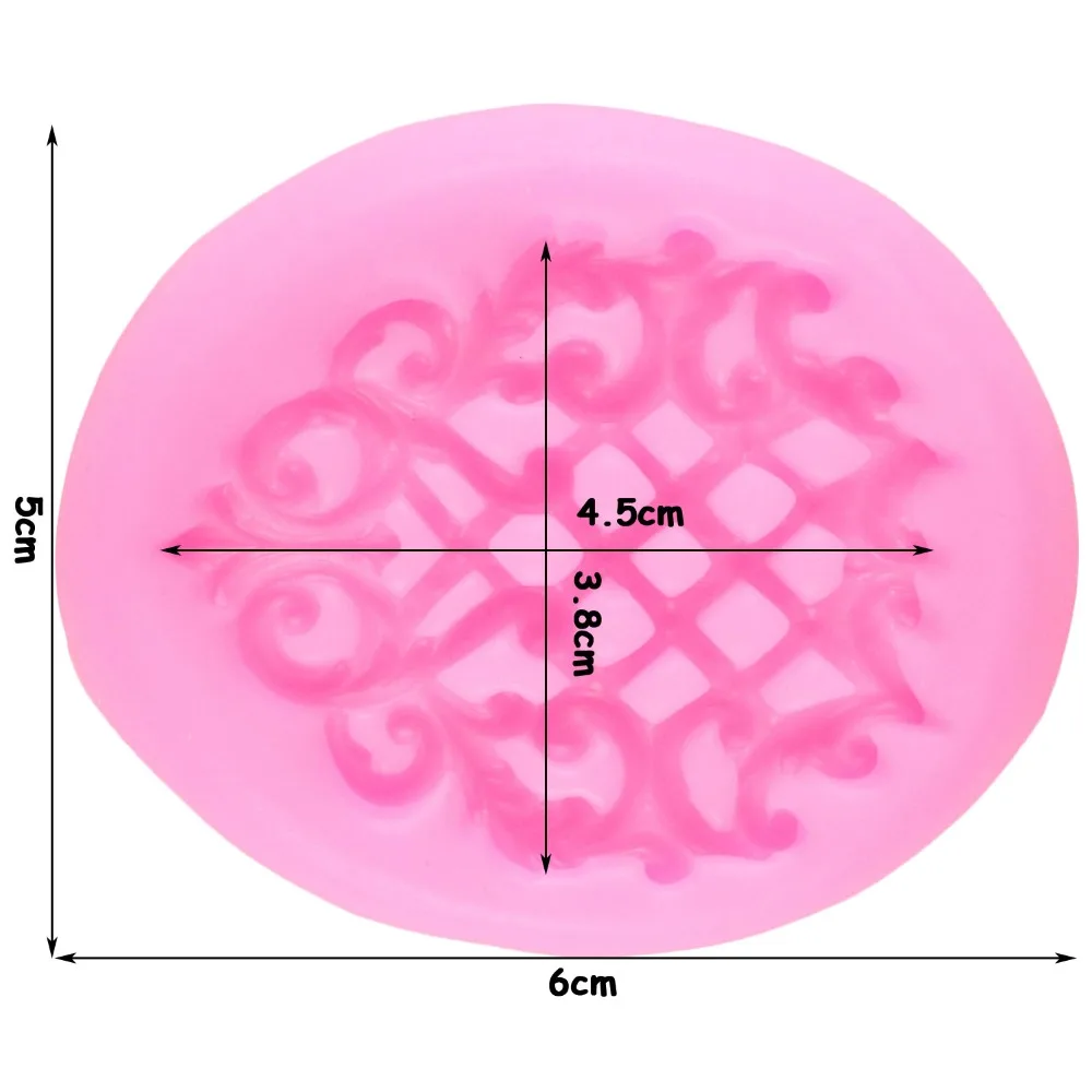 Рельефная силиконовая форма для прокрутки кекс сделай сам Топпер помадка