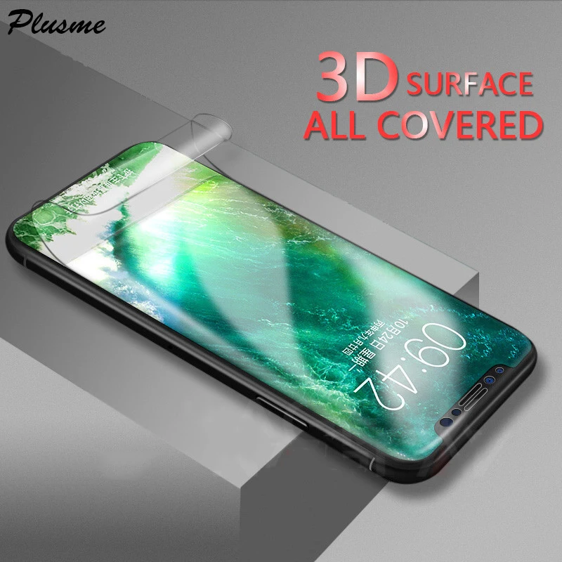 Полное покрытие Гидрогелевая пленка для iphone 11 Pro XS Mas XR X защитная 8 7 6 6S Plus HD защита