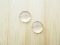 25pcs 14mm round cleartransparent glass cabochonscover cabspendants domed for photoscabochons or artfor base setting tray