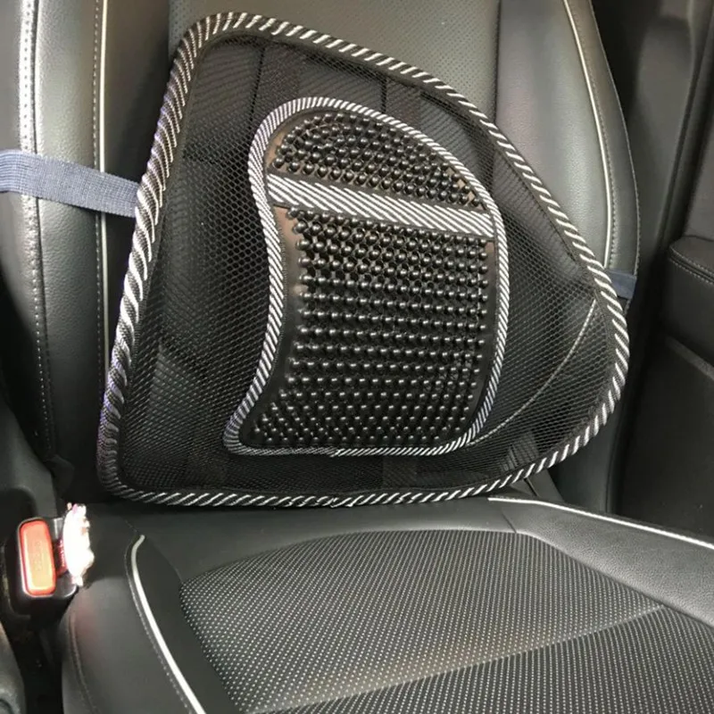 Автомобильное кресло массажная подушка Сетчатое облегчение поясничная Скоба