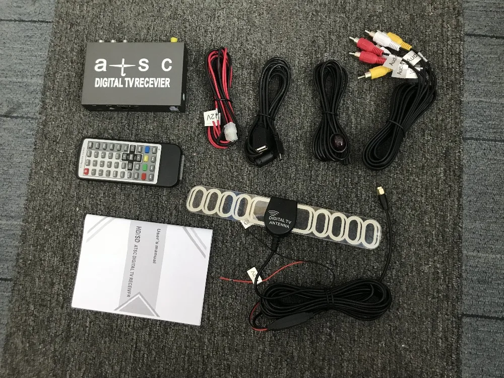 Автомобильный монитор HD DVB T коробка/HD T2/HD T2(H.265)/ISDB T/ТВ box подходит только для