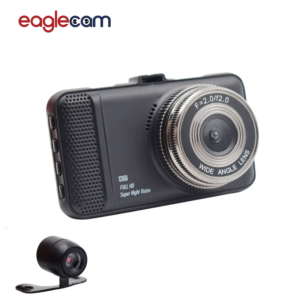 Двойная Dvr камера 1080P Full HD 150 градусов угол Новый 3 0 &quotАвтомобильный DVR T659 две