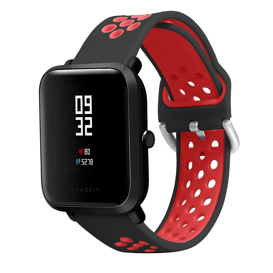 Для смарт-браслета Amazfit Bip U ремешок часы в силиконовом корпусе браслет для